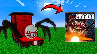 NEW ADDON CRAZY CHOO-CHOO CHARLES in MINECRAFT! screenshot 1