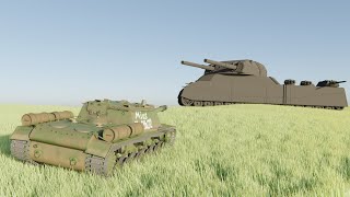 SU-152 VS P1000 RATTE screenshot 5