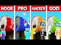 Minecraft  noob vs pro vs hacker vs god  soda battle in minecraft  animation