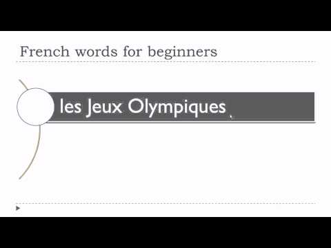 Learn French with Vincent # Words for beginners and intermediate #8