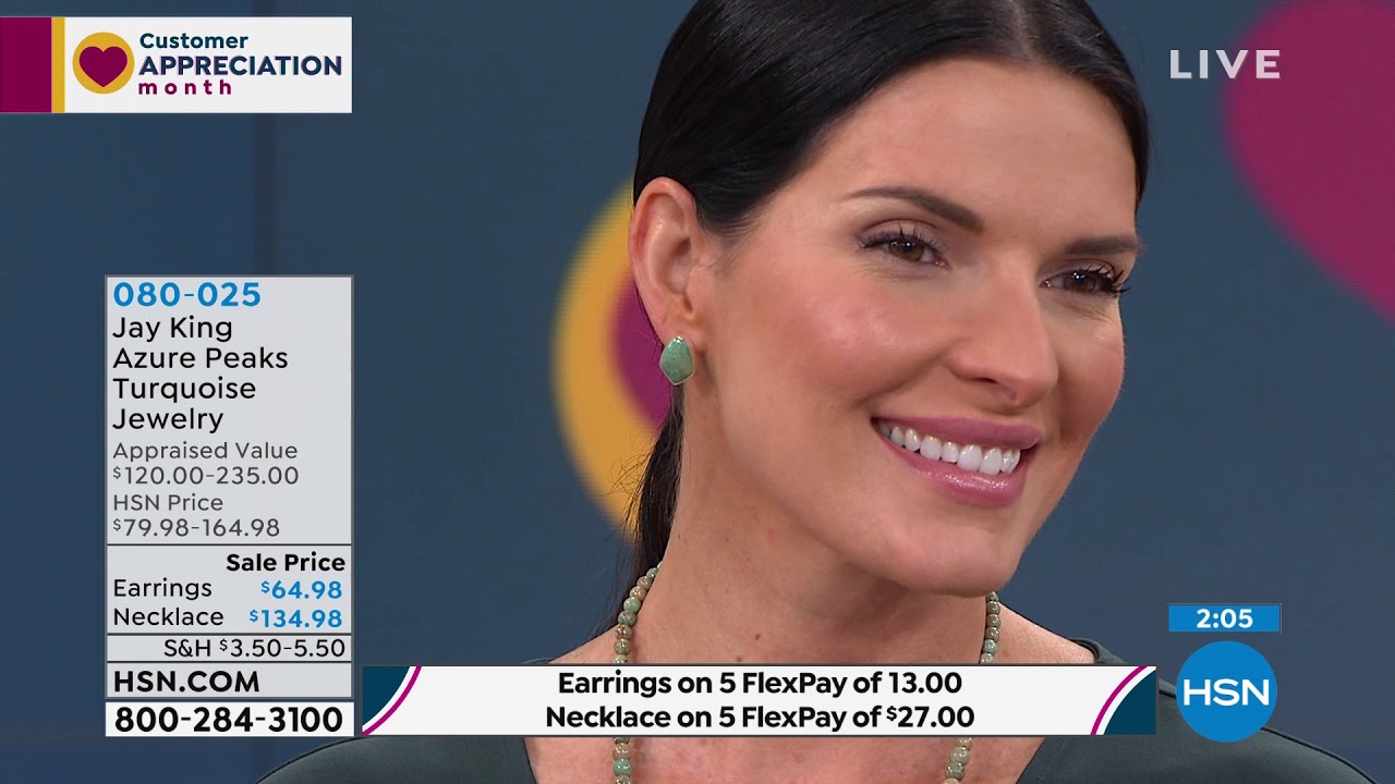 Jay King Sterling Silver Azure Peaks Turquoise Necklace - YouTube