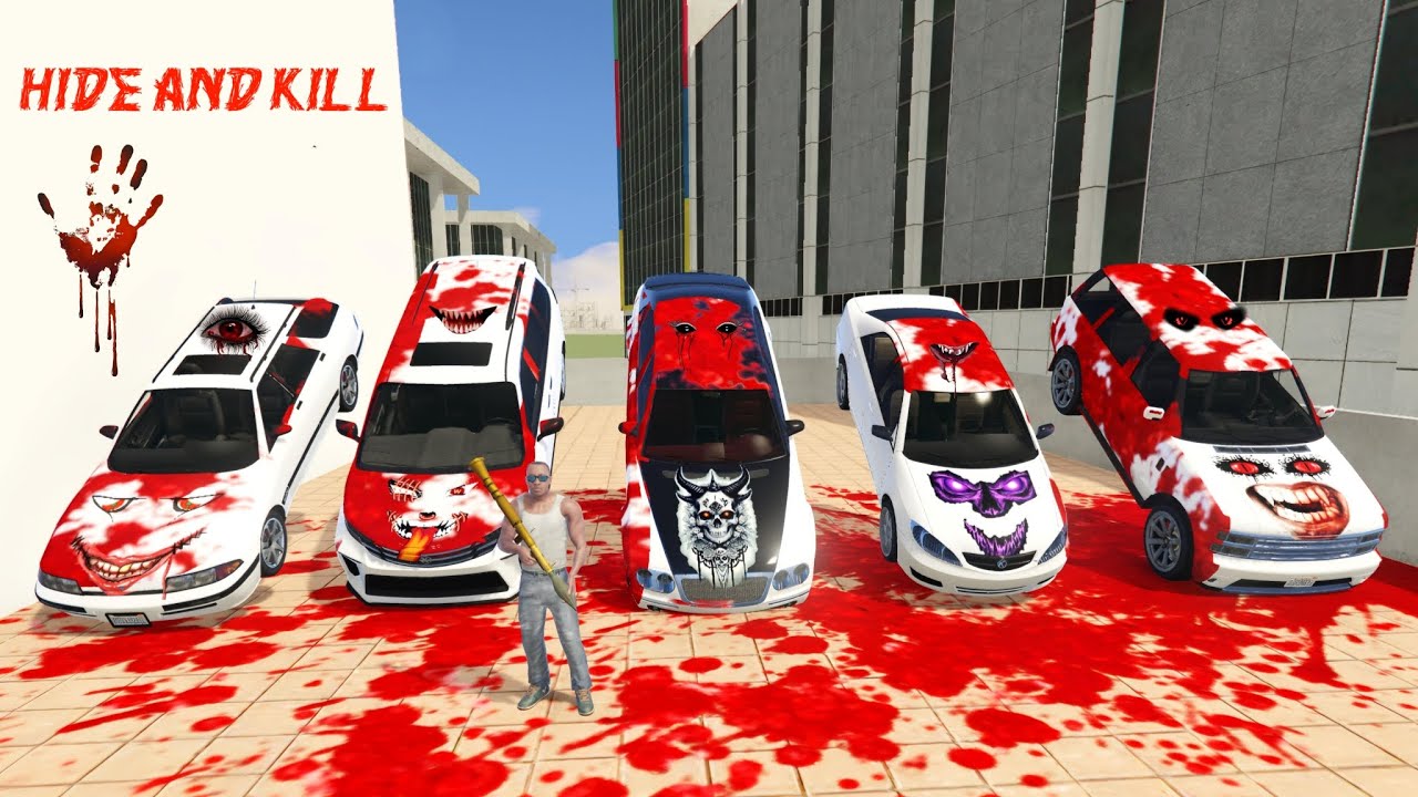 Franklin Play HIDE AND KILL With BHOOTIYA CARS in INDIAN BIKE DRIVING 3D