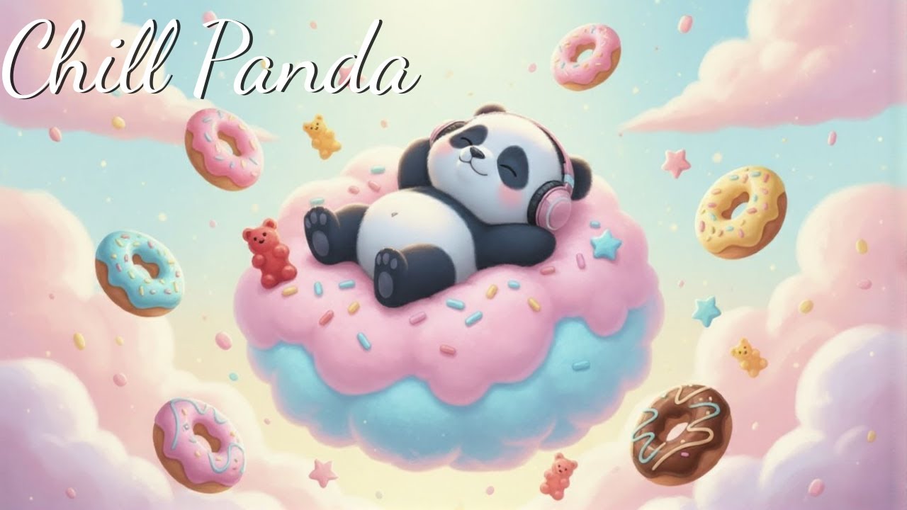Chill Panda 🐼 | Cute & Happy Lofi Beats 🍩 Relax, Study & Positive Vibes