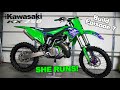 Starting the 2001 Kawasaki KX250 for the First Time! Rebuild Episode 7 | Kawasaki 2 Stroke