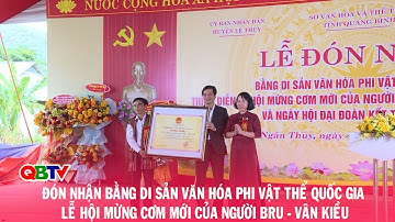Lễ hội mừng cơm mới của người Bru - Vân Kiều | QBTV