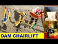 LEGO DAM BREACH MOVIE - CHAIRLIFT with POLICE chasing the THIEF. Episode 6