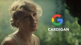 cardigan by taylor swift but every word is a google image