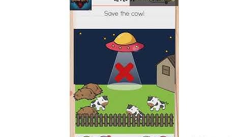 Brain Test All Star IQ Boost Level 92 Save The Cow. Walkthrough