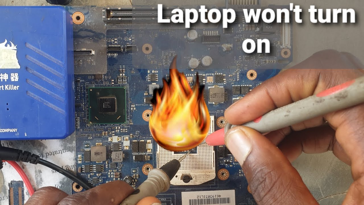 Fix laptop won't turn on/shut down, automatic restart - YouTube