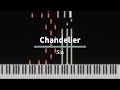 Chandelier - Sia [Piano Tutorial]