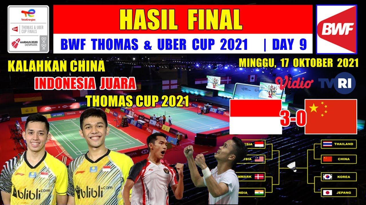 Thomas cup final 2021