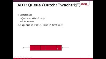 deel 5 van Training 5 ADTs: Stack, Queue, Deque (Algoritmen & Datastructuren 2.1 1718)
