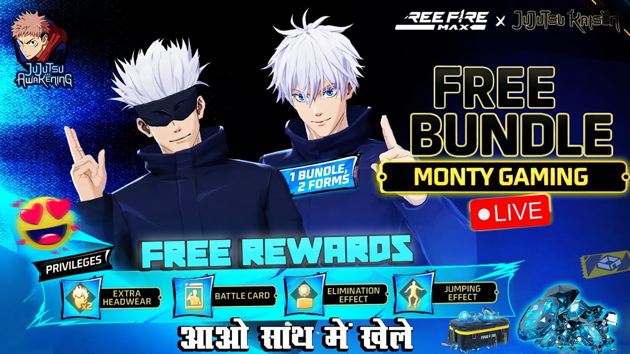 🎁 1000 DIAMONDS GIVEAWAY LIVE! 💎 FREE FIRE New Event & Custom Match with Subscribers (HINDI)