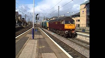 WCRC Class 47, 47786 with BR 26038 & 20020, 0Z47 Passing Haymarket Bowled? (23rd April 2013)