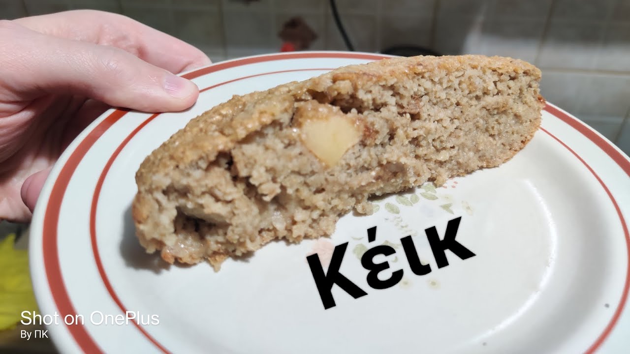 Κέικ με βρώμη και μπανάνες