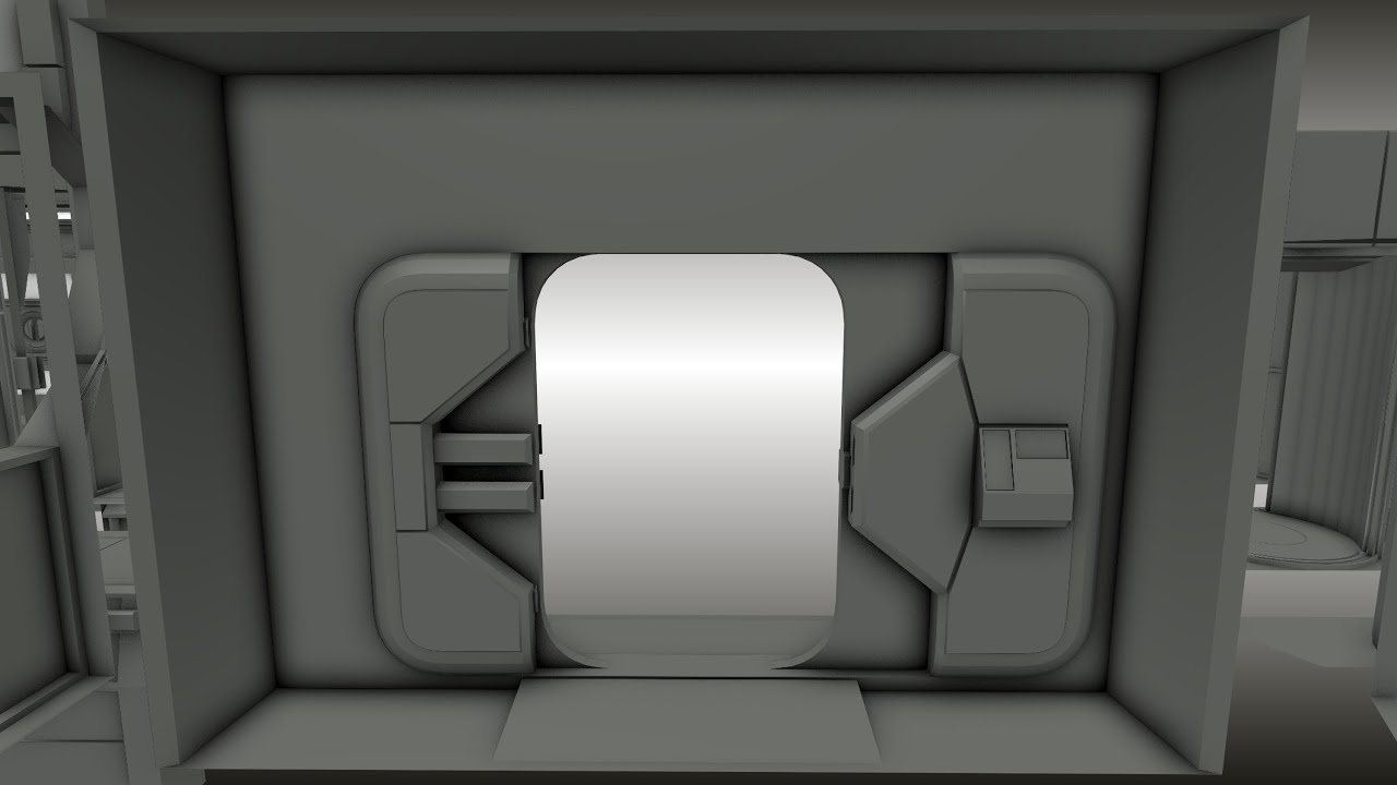 Featured image of post Futuristic Blast Door - Their unique feature is that they are slightly less than a full block in width, allowing them to slide or rotate safely between two layers of armor.