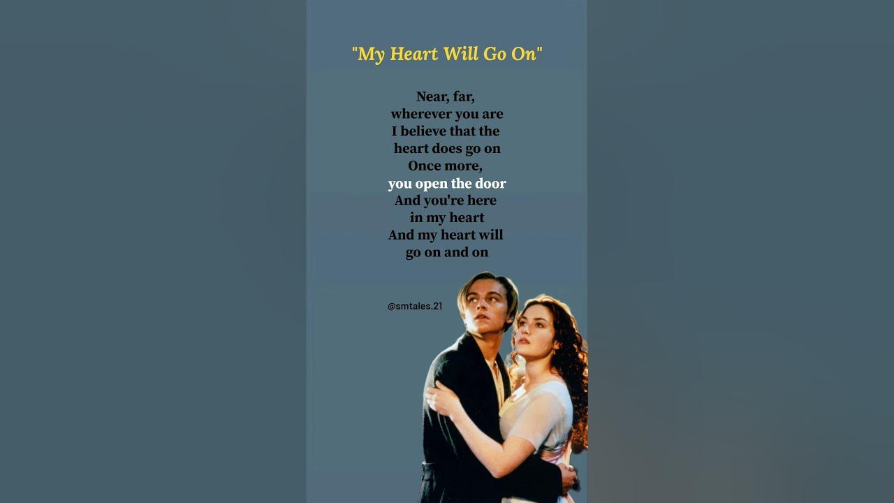 My Heart Will Go On lyrics - Celine Dion #lyrics #titanic #myheartwillgoon #celinedion