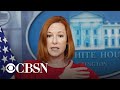 Jen Psaki, infrastructure coordinator Mitch Landrieu speak to reporters | full video