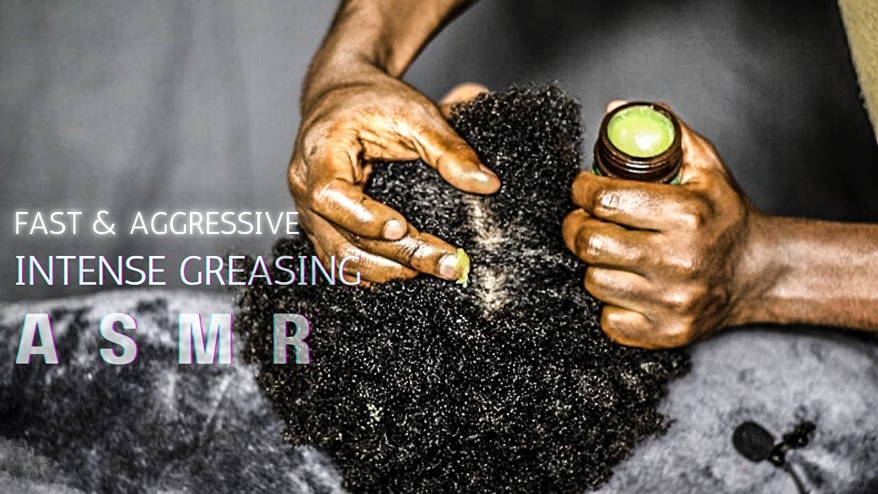 ASMR💫HAIR GREASING WITH INTENSE HEAD SCRATCH   @asmr_welcome_home