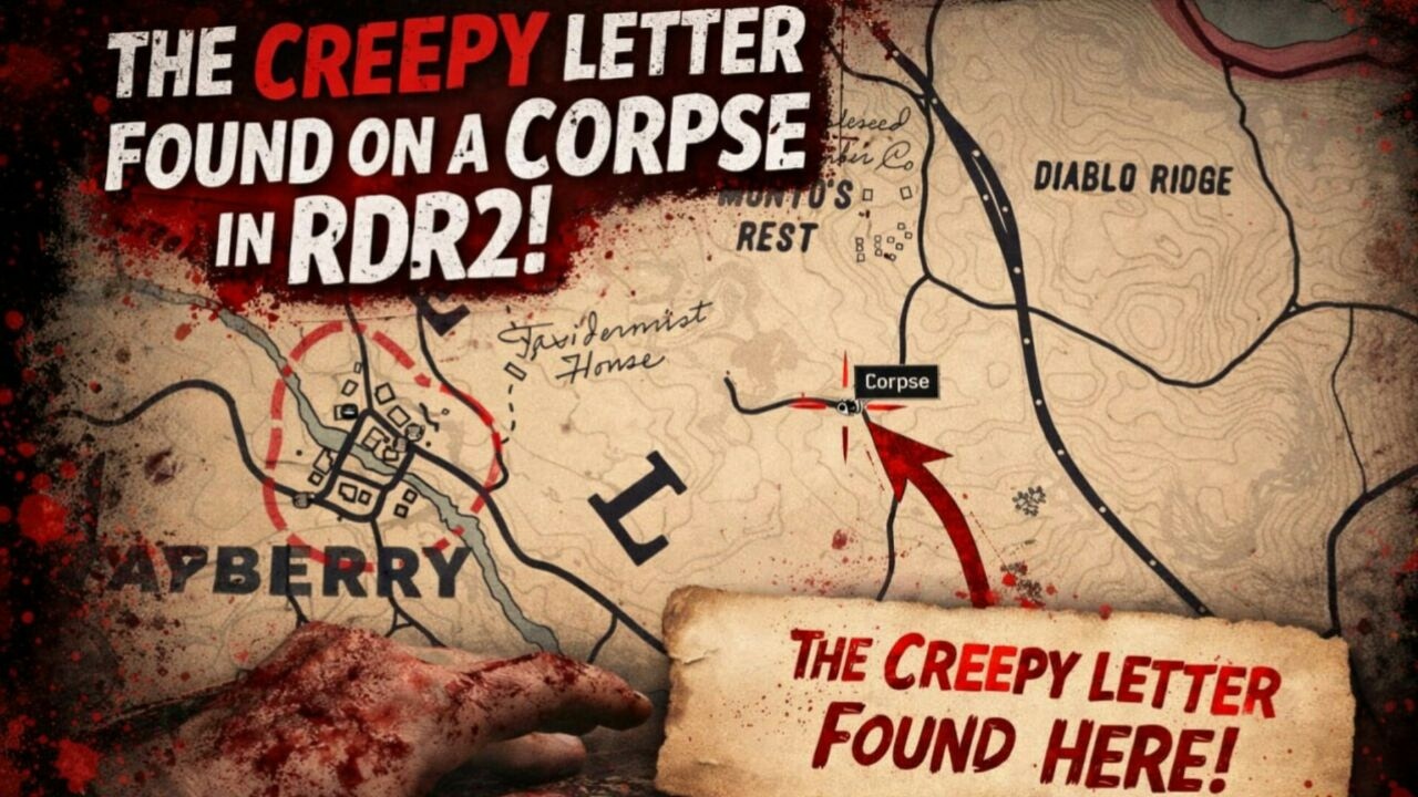 The Creepy Letter Found on a Corpse in RDR2 - YouTube