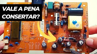 Seu Monitor Fica desligando? Veja o Reparo na Placa Itautec InfoWay W1942PT: (Troca de Capacitores)