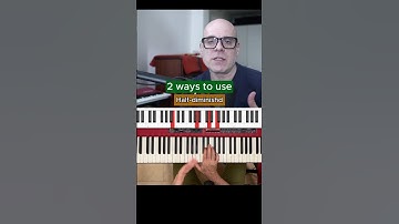 2 ways to use half-diminished chords