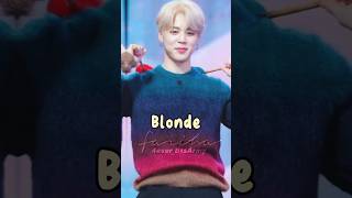 Jimin in 7 different hair colours ?shorts jimin fariha_4ever_btsarmy