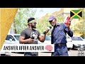 Answer After Answer ! This Guy Is Brilliant!! Watch Now!! | What Yuh Know- Jamaica