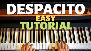 Despacito Super Easy Piano Tutorial With Notes (Luis Fonsi & Daddy Yankee)