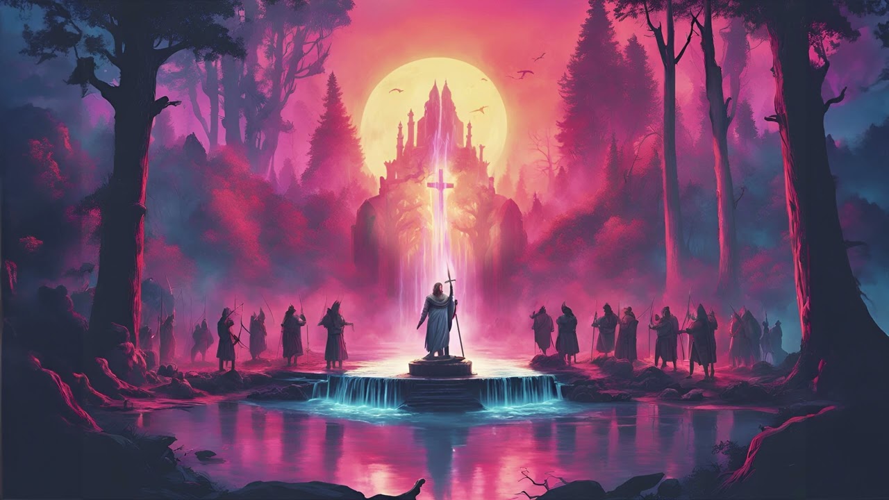 👑☩Le⚔️Roy⚔️Clovis☩👑 Rétro Médiéval Wave👑⚔️Sain†e✠Wave⚔️👑