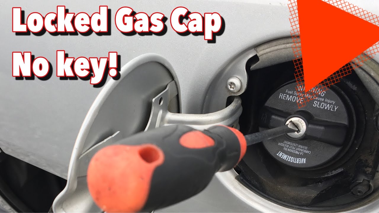 Locking Gas Cap Lost Key - How To Open with a Screw Driver! - YouTube