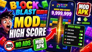 Block Blast Glitch Hack Mod APK Mod Menu, No Ads, SUPER High Score iOS Android (Updated) screenshot 4