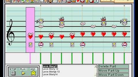 Taylor Swift - Love Story on Mario Paint Composer