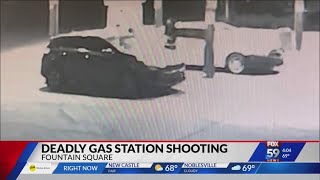 Surveillance cameras capture deadly shooting at Fountain Square gas station screenshot 1
