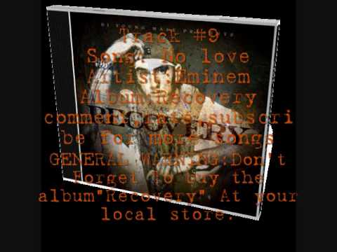 No love-Eminem ft lil wayne(Recovery)+Lyrics