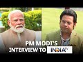 Pm modis interview to saurav sharma of indiatv channel