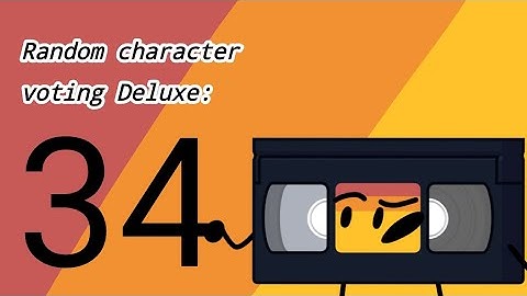 Random character voting Deluxe : 34