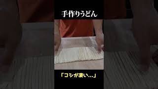 手作りうどん作ったらコシがヤバすぎた... #shorts