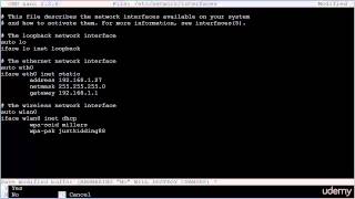 023  basic networking ifconfig, ifup, ifdown,  etc network interfaces