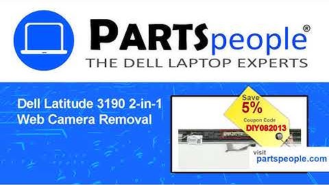 Dell Latitude 3190 2-in-1 (P26T003) Web Camera Replacement Video Tutorial