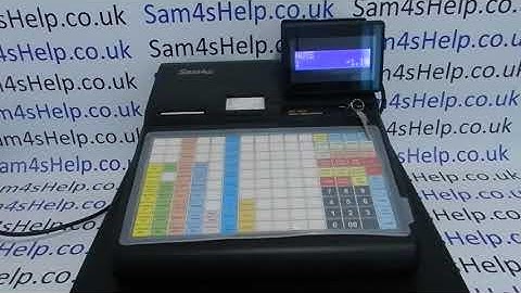 Table Tracking Bar Tab Function Sam4S ER-900 Series Cash Registers ER-920 / ER-940