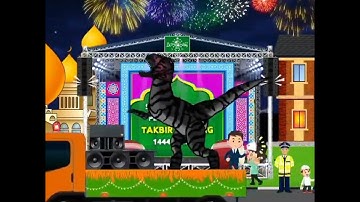 Takbiran keliling 2023 termegah#shortsvideo #shorts #shortsfund