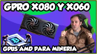 SAPPHIRE GPRO X080 Y X060 NUEVAS GPUS DE AMD PARA MINAR CRIPTOMONEDAS 😱