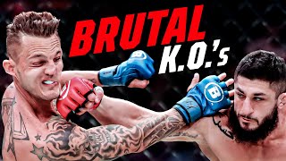MOST Brutal Knockouts | TOP BELLATOR MMA Moments - Part 2