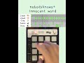 nobodyknows+ - innocent word | Finger Drumming Performance