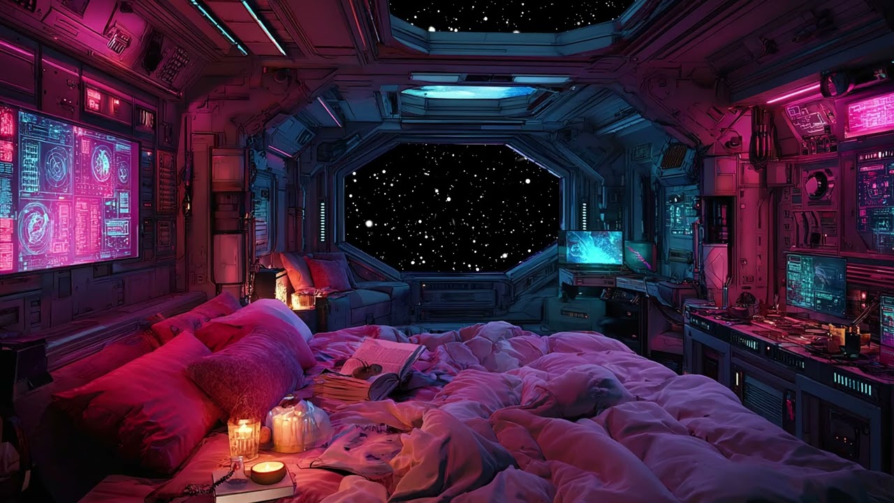 In Planetary Orbit | Living in Peaceful Space | Soothing Smooth Deep Rumble Space Sounds | 10 hours