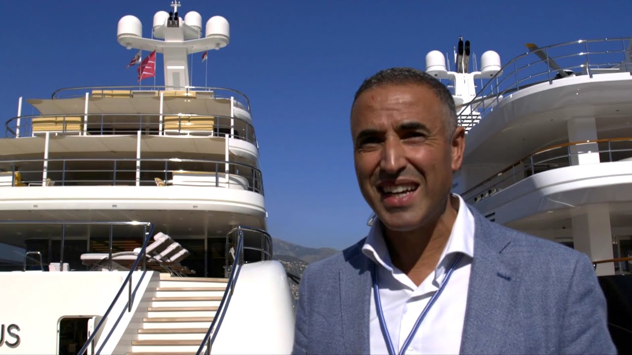 Feadship Superyachts 81m Air and 92m Aquarius in Monaco with Farouk Nefzi