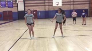 Johansen Cheer tryout dance 2016