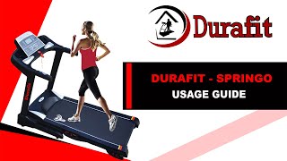 Durafit Springo - Operating Guide