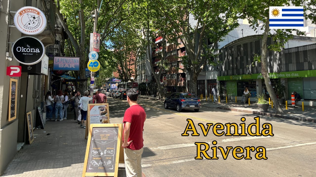 [4K] 🇺🇾 Montevideo, Uruguay | Recorriendo parte de la Av. Rivera 🚶‍♂️🛣️🍃| Walking Tour